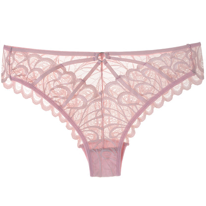 Penthouse lace panties in Pink, flat lay