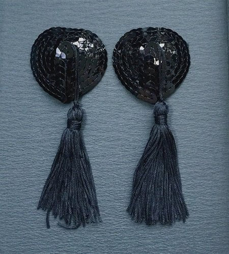 Nipple Cover Sequin & Lace Nipple Tassel Coochie Koo