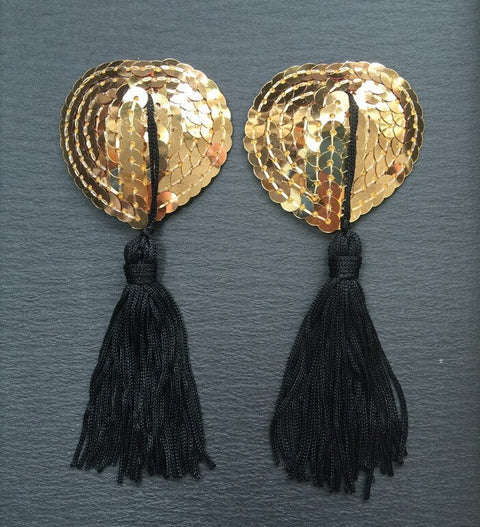 Nipple Cover Sequin & Lace Nipple Tassel Coochie Koo