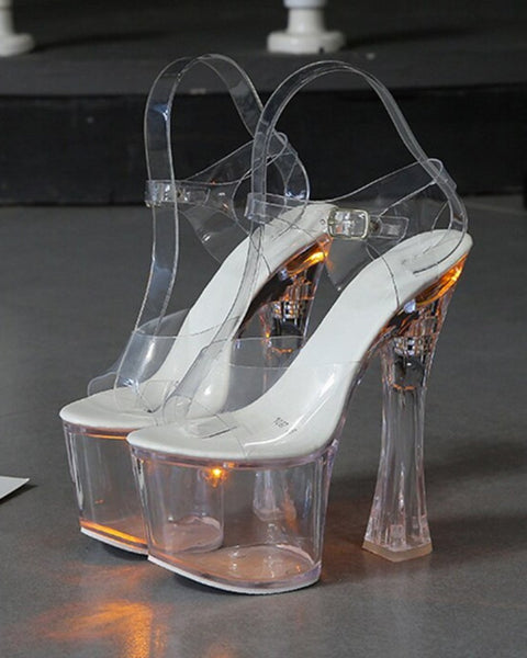 Shoes Light-Up Platform High Heels Coochie Koo