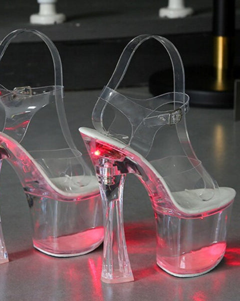 Shoes Light-Up Platform High Heels Coochie Koo