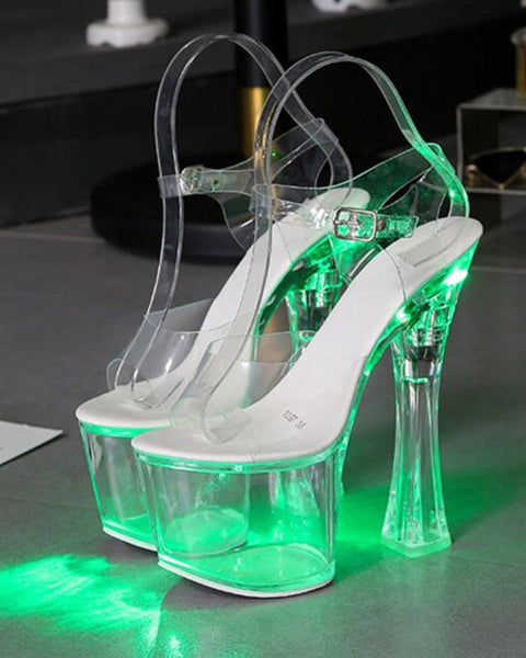 Shoes Light-Up Platform High Heels Coochie Koo