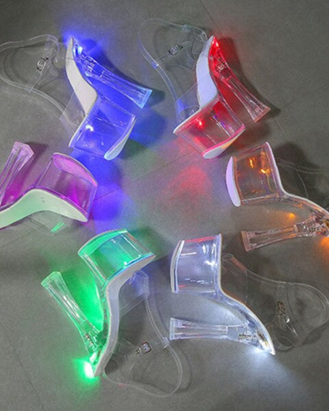 Shoes Light-Up Platform High Heels Coochie Koo