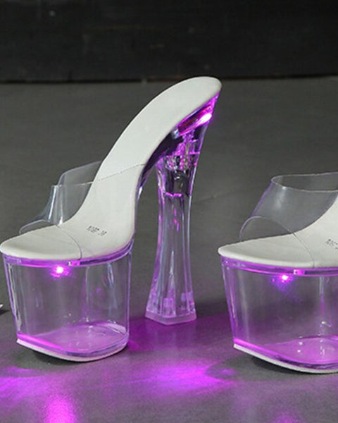 Shoes Light-Up Platform High Heels Coochie Koo