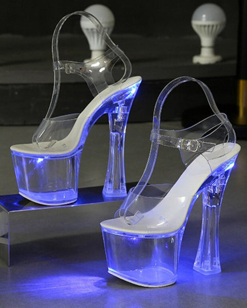 Shoes Light-Up Platform High Heels Coochie Koo